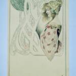 Art nouveau Jugendstil young woman Modern Art 1902