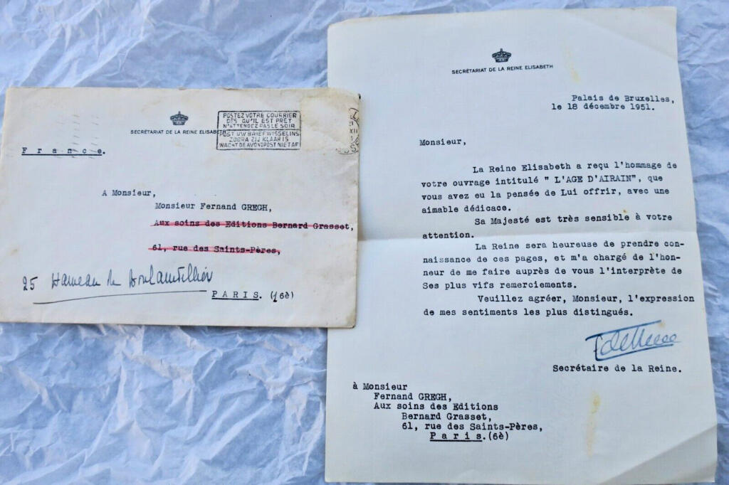 Letter from the Queen's Secretary