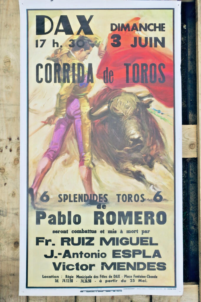 Corrida DAX corrida de Toros & plaza de Toros 2 affiches 1972