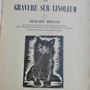 gravure sur linoléum 1937