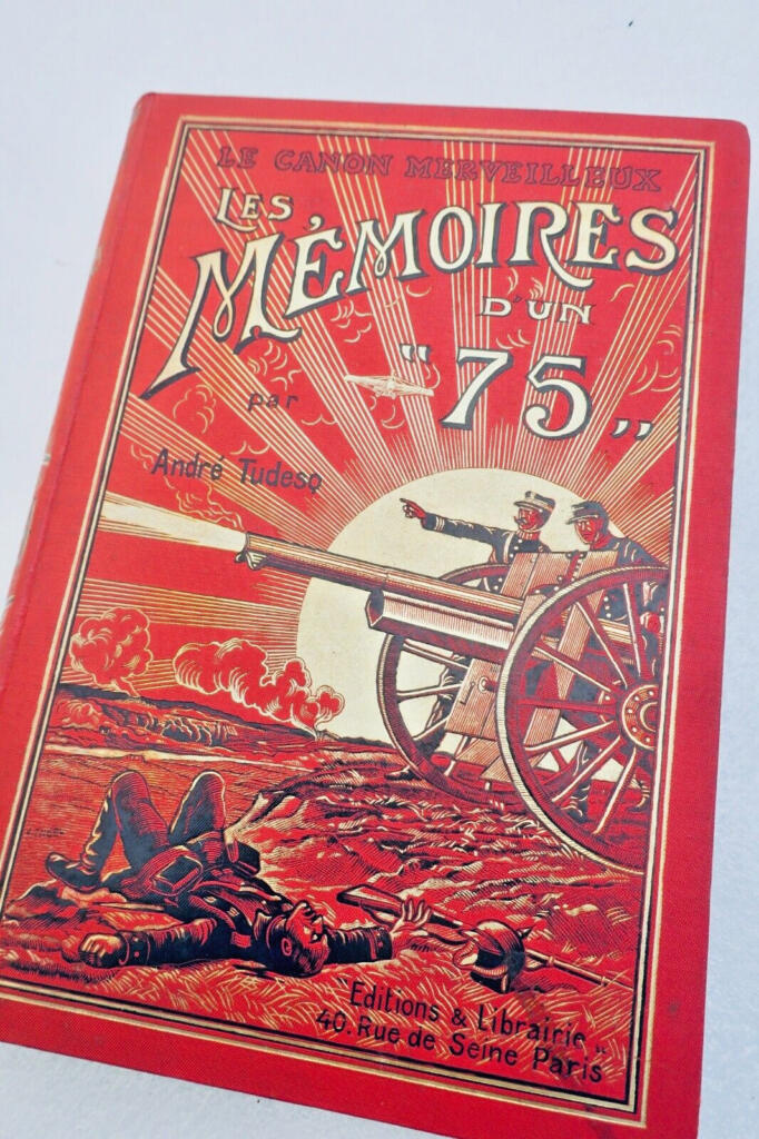 WWI Artillery memoirs with technical illustrations