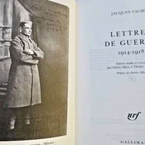 JACQUES VACHE LETTRES DE GUERRE GALLIMARD
