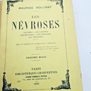ROLLINAT MAURICE Les névroses. Les Ames, Les Luxures, Les Refuges, Les Spectres