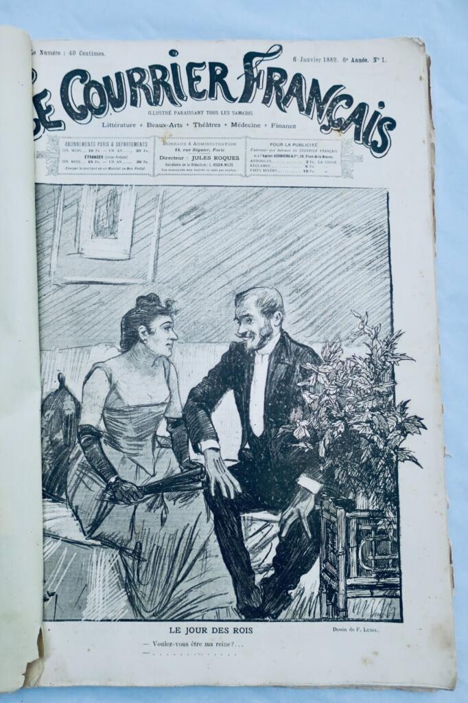 Le courrier français 1886-1889