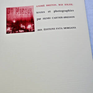 CARTIER-BRESSON Henri André BRETON, Roi Soleil