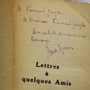 FRANCK HENRI LETTRES A QUELQUES AMIS + dédicace