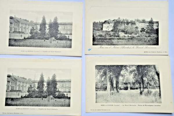 Aire sur l'Adour Landes 4 CPA 1914 Poilu