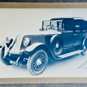 voiture ancienne 36,5 x 45 cm années folles