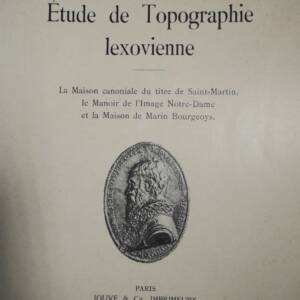 Lisieux étude de topographie lexovienne 1934