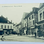 Chablis place du marché YONNE 89 commerces - La Librairie Antique