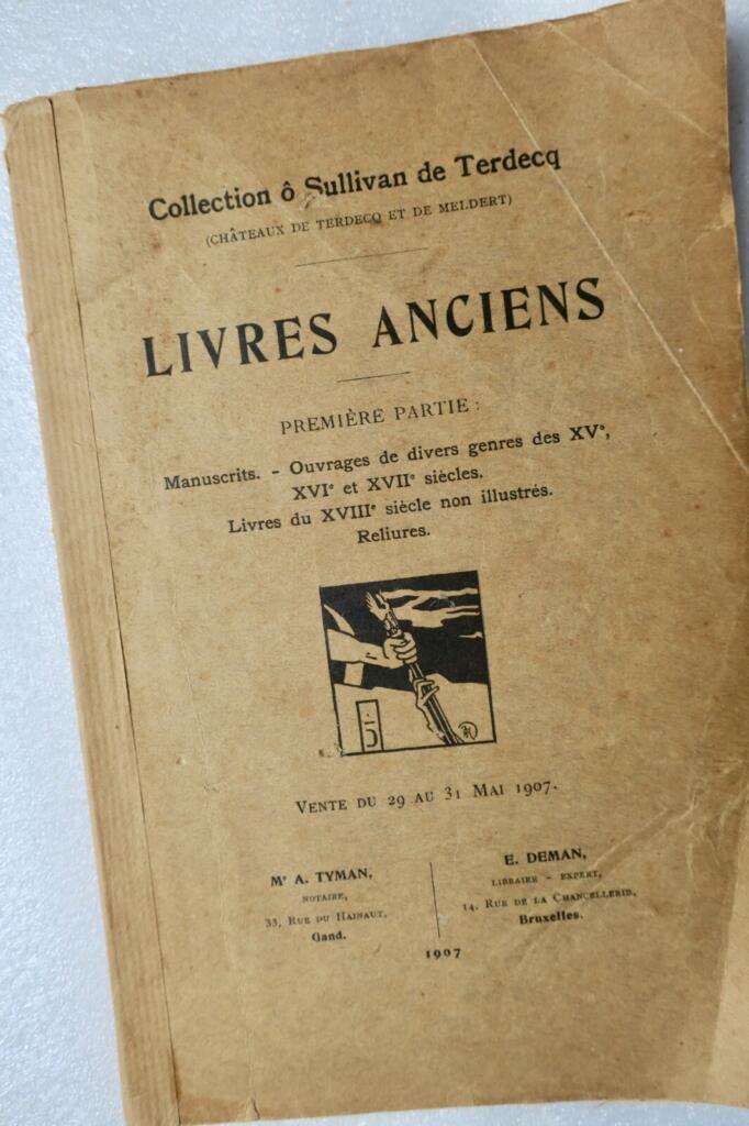 Sammlung seltener Bücher aus Terdecq Schlössern