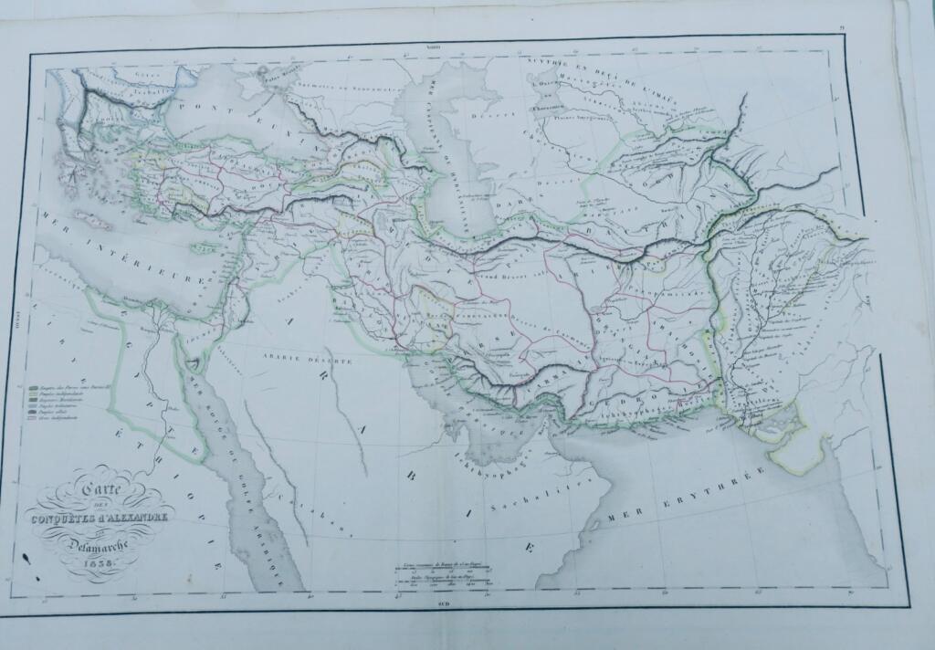 古代と現代の地理図集