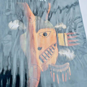 Masques Eskimo d'Alaska.