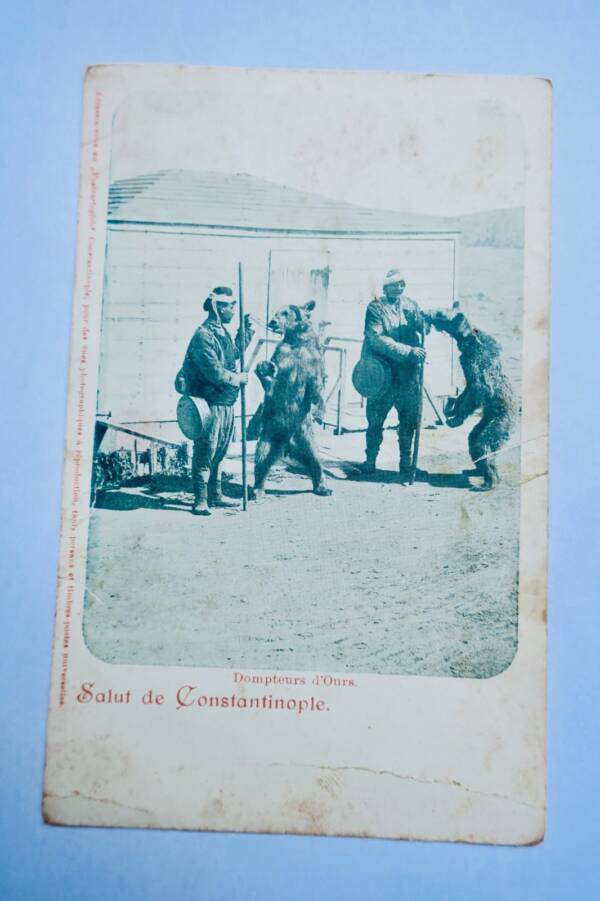 TURQUIE - Montreur d'ours Salut de Constantinople