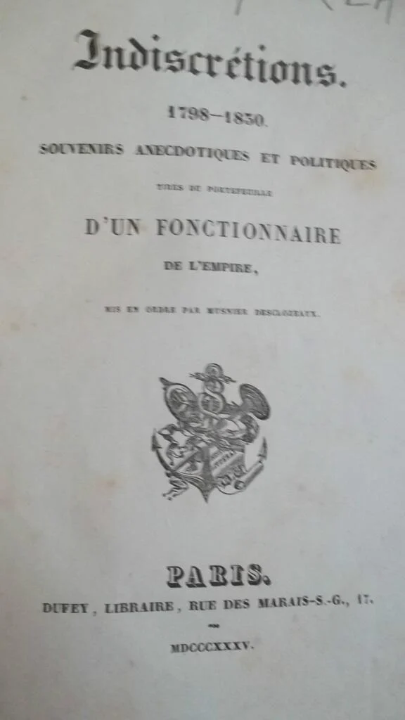 Souvenirs anecdotiques et politiques tires du portefeuille d&rsquo;un fonctionnaire