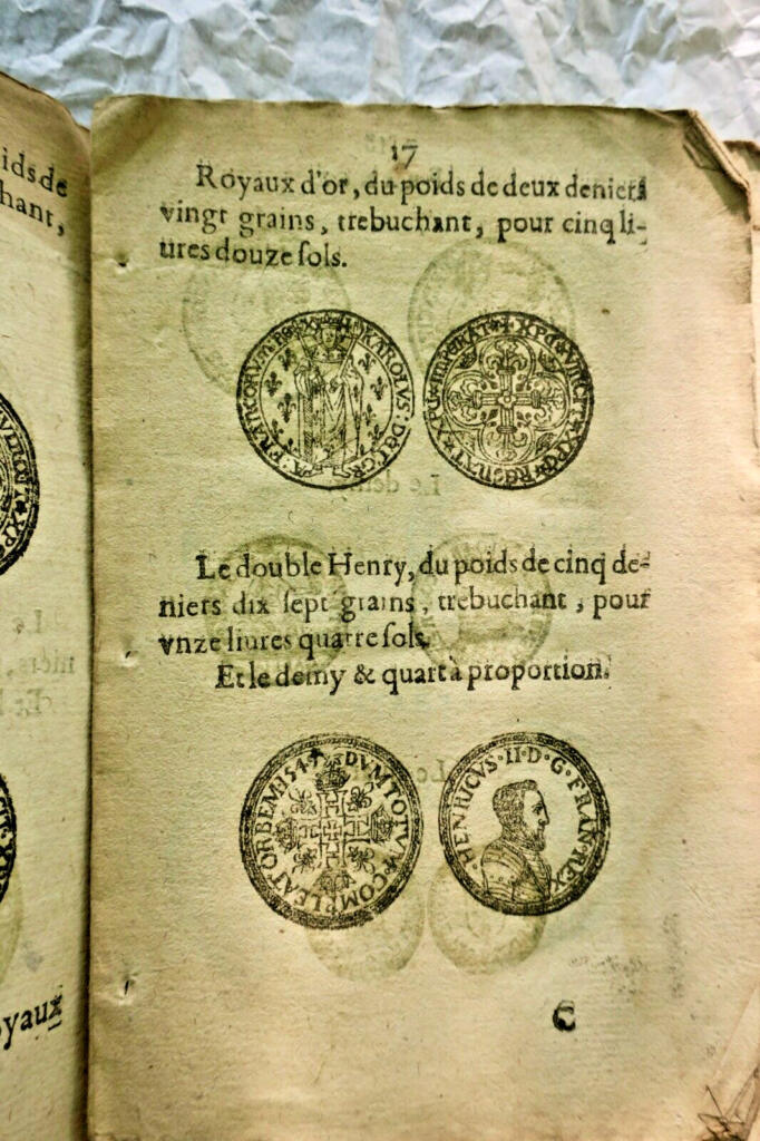 Royal declaration on silver coinage