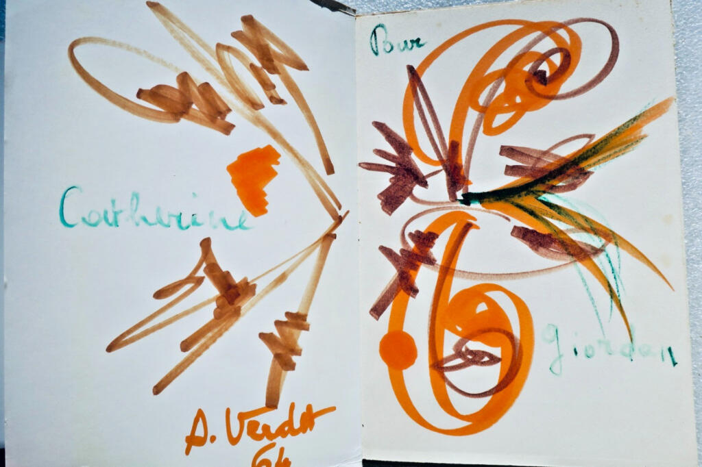 VERDET André - Works, Dedications, Original Drawings (6 books)