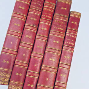BIBLE MAISTRE DE SACY LA BIBLE, traduction de la Vulgate