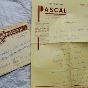 RENALDO HAHN PROUST Lettre autographe manuscrite signée