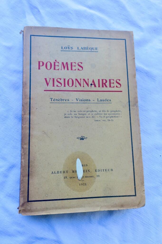 Visionäre Gedichte mit Autoreninschrift