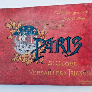 PARIS - ST. CLOUD - VERSAILLES. 54 photogravures du Phot. Jules Hautecoeur