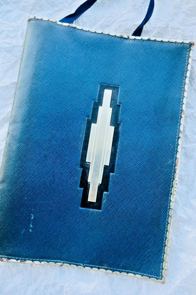 reliure étui livre 21 x 15 cm ART DECO