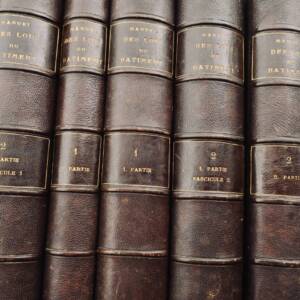 ARCHITECTURE Manuel des lois du bâtiment 1870