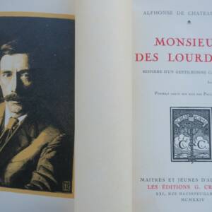 CHATEAUBRIAND MONSIEUR DES LOURDINES : HISTOIRE D'UN GENTILHOMME vélin/portrai