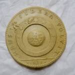 Plaster Medal 54 mm