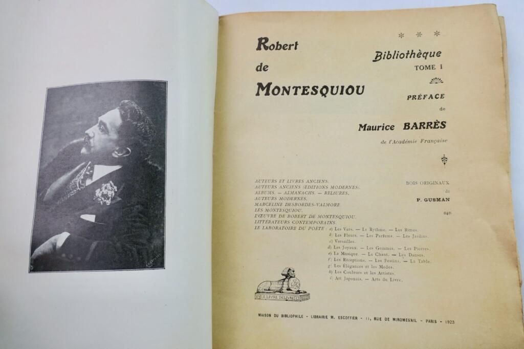 Montesquiou – Bibliothèque 1923