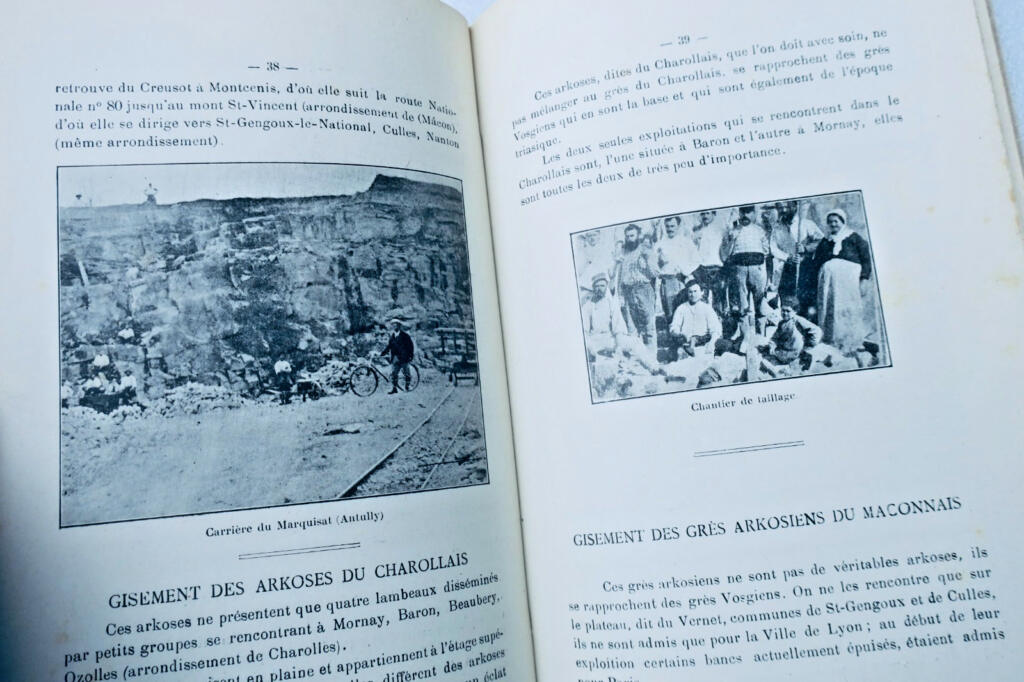 Arkoses et grès de Saone et Loire 1904 Devilerdeau