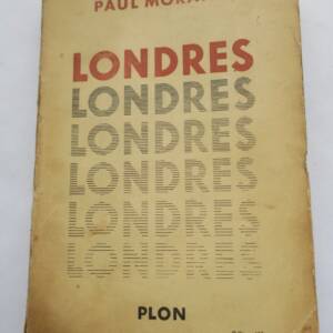 MORAND Londres 1933