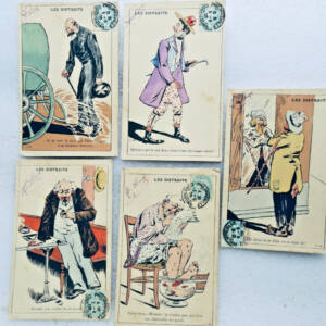 distraits les distraits 5 CPA 1906