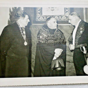 Prélats et académicien 17,5 x 23,5 cm. argentique