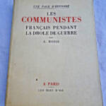 French Communists during the Phoney War