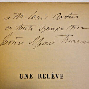 THARAUD Une relève. EO + dédicace