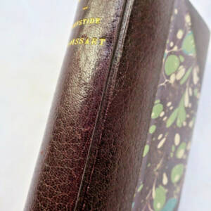 GOZLAN Aristide Froissart reliure demi maroquin