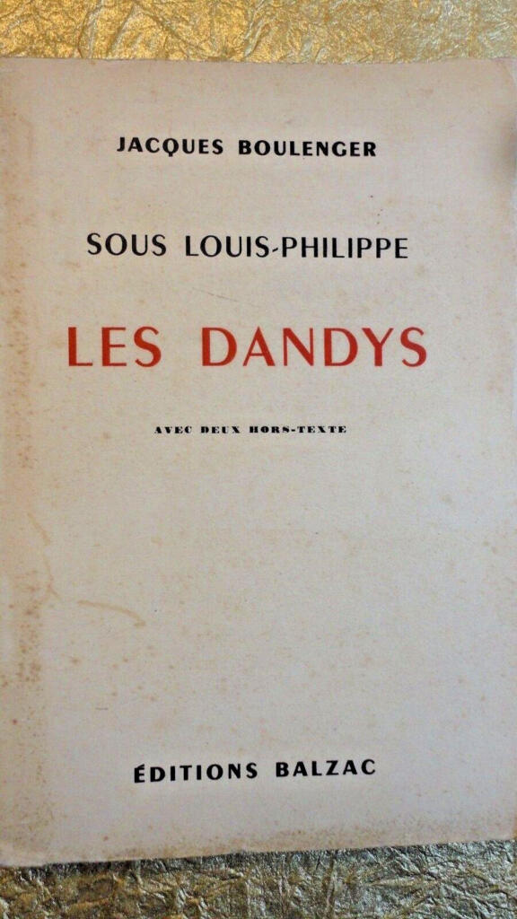 Dandies of the Louis Philippe Era
