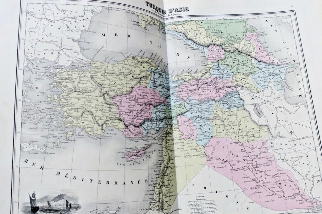 Migeon Atlas mit 39 Karten um 1840