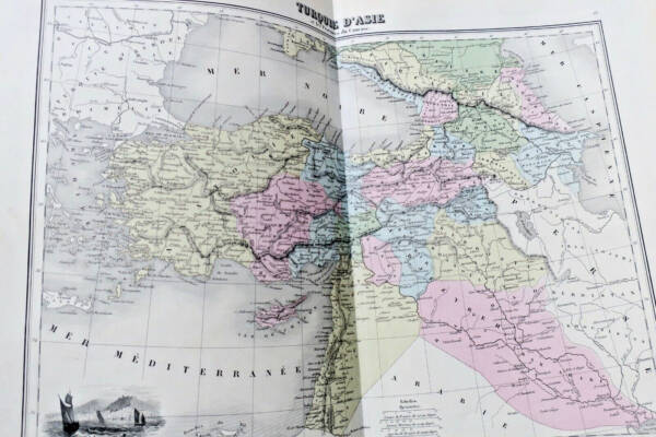 Migeon Atlas with 39 Maps circa 1840