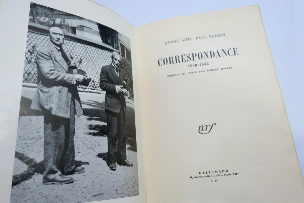 Gide, André Valéry, Paul CORRESPONDANCE: (1890-1942) SP