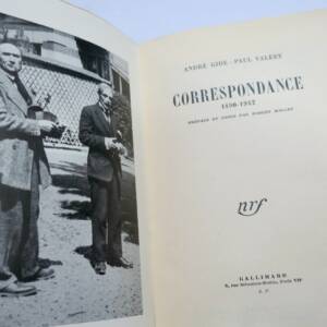Gide, André Valéry, Paul CORRESPONDANCE: (1890-1942) SP