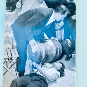 Clouzot & sa femme photo argentique 18 x 13 cm.