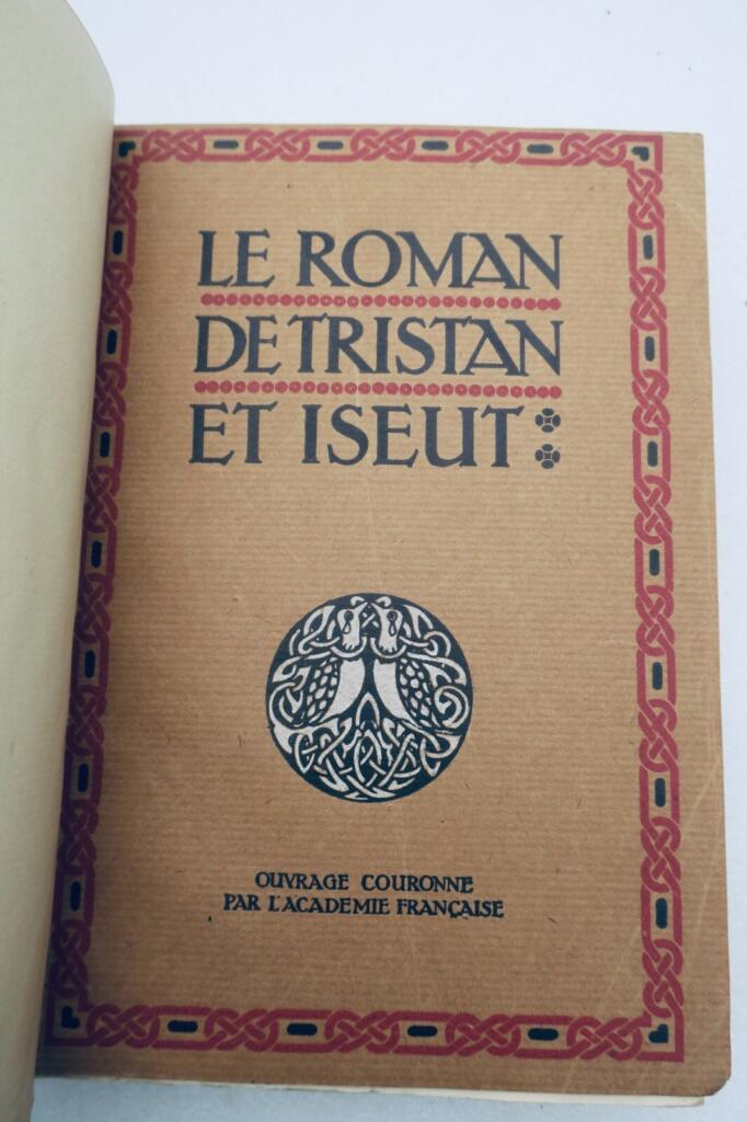 ジョゼフ・ベディエ『トリスタンとイズー物語』1924年 ピアッツァ刊