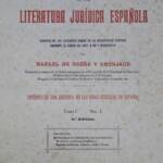 Historia de la literatura jurídica española 1906 - La Librairie Antique