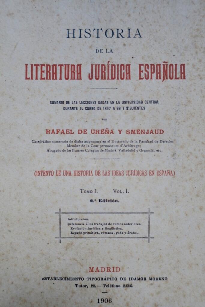 Überblick über die spanische Rechtsliteratur