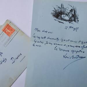 Louis Barthou belle lettre autographe manuscrite