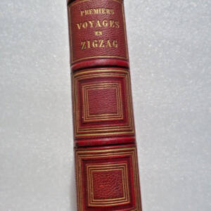SUISSE TÖPFFER Premiers voyages en Zigzag 1860