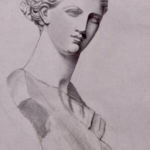 Fusain original 49 x 63 cm.