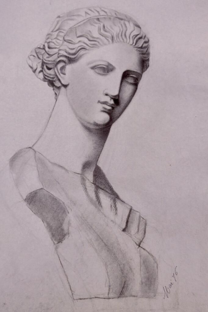 Original Charcoal Drawing 49 x 63 cm